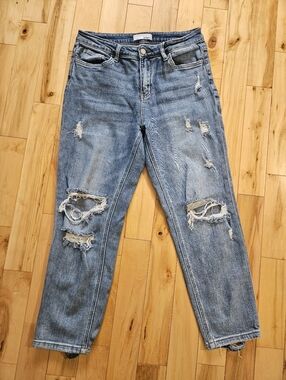 Vervet Factory Distressed Cropped Jeans 29